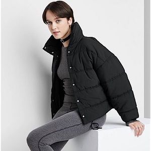 Black Duvet Puffer Jacket